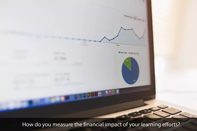 How do you measure the financial impact of your learning efforts?