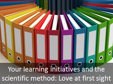 The Scientific Method in Learning Initiatives, Part I