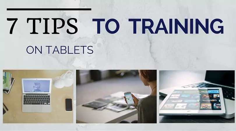 training-on-tablet