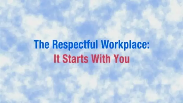 Creating a Respectful and Positive Workplace