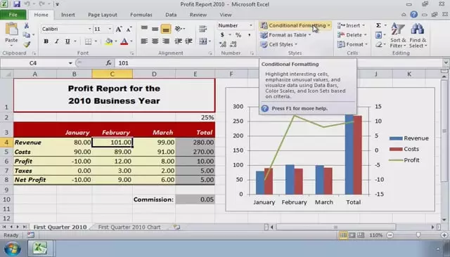 Microsoft Excel 2010: Streamlining Workflow