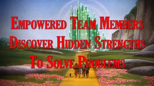 Workteams And The Wizard Of Oz: Empowered Team Members