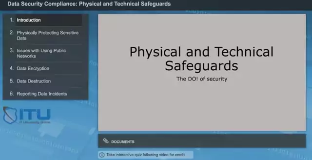 Data Security Compliance: Physical and Technical Safeguards