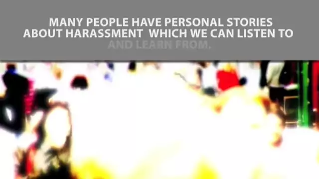 Harassment Hurts: It&#8217;s Personal