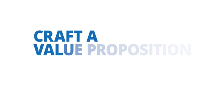 Craft a Value Proposition
