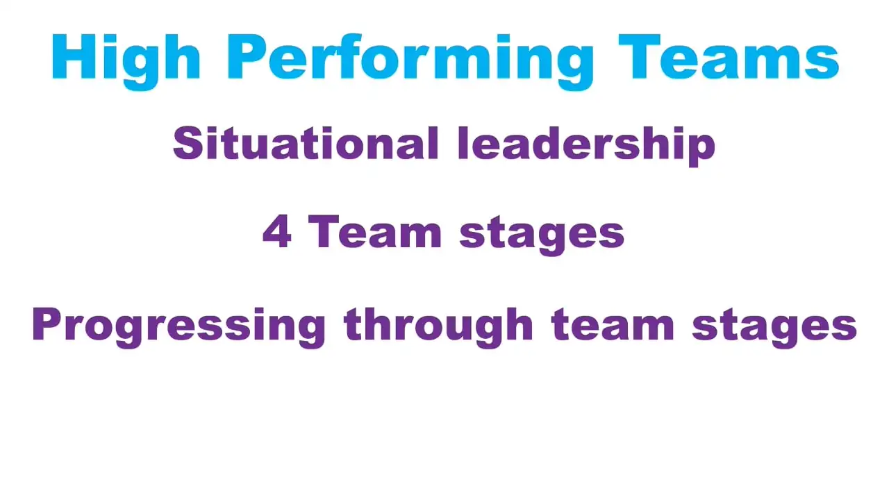 High Performing Teams