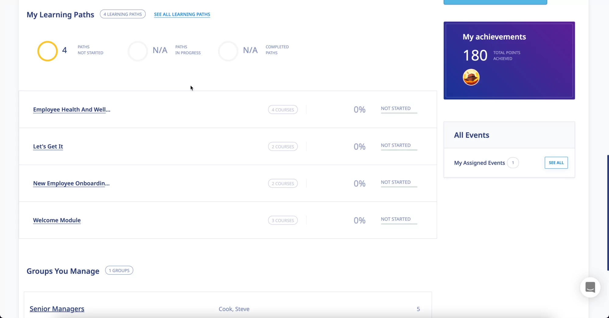 Managers - Groups you manage