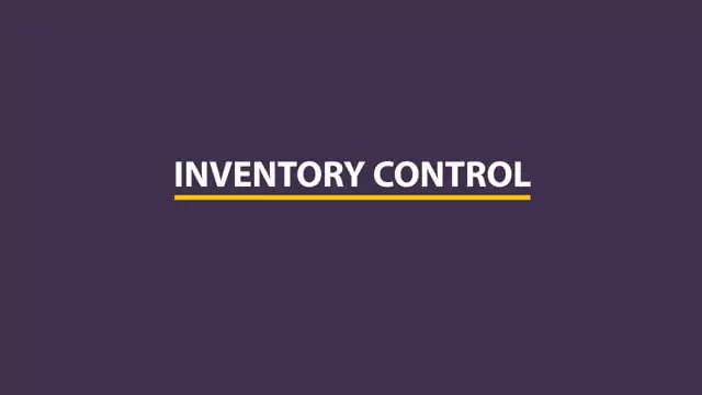 Supply Chain: Inventory Control