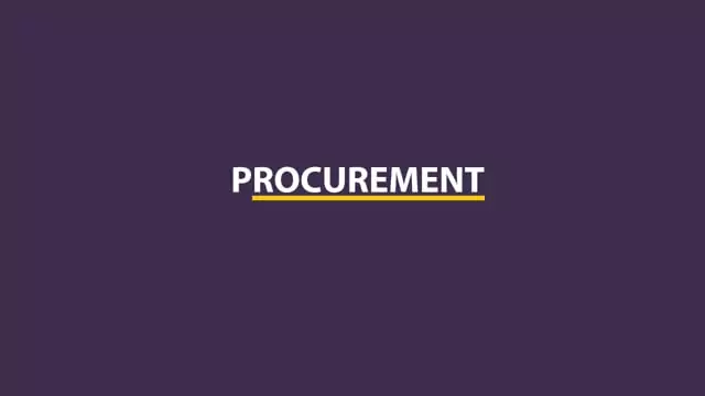 Supply Chain: Procurement