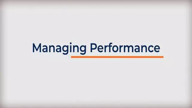 Becoming An Effective Manager: Managing Performance
