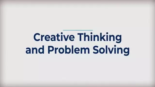 Creative Thinking And Problem Solving