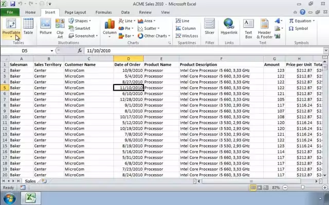 Microsoft Office 2010 and Windows 7: What&#8217;s New in Excel 2010?