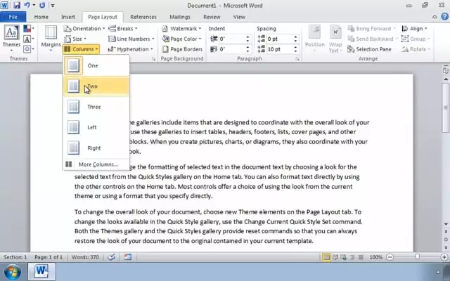 Microsoft Word 2010: Controlling Text Flow