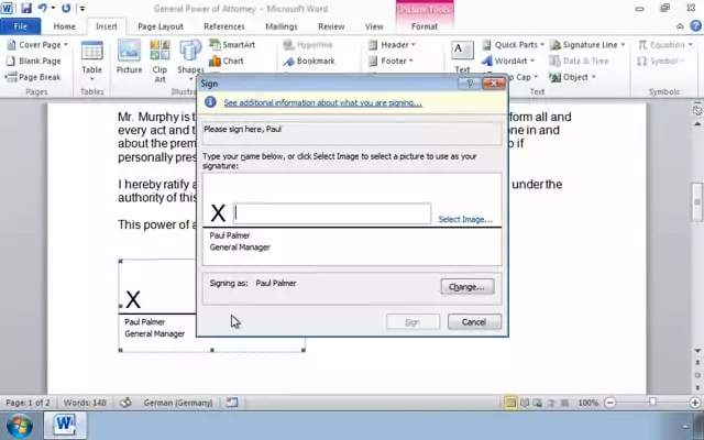 Microsoft Word 2010: Securing a Document