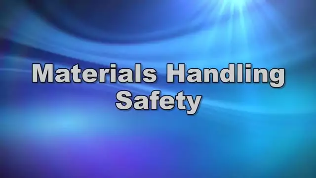 Materials Handling Safety