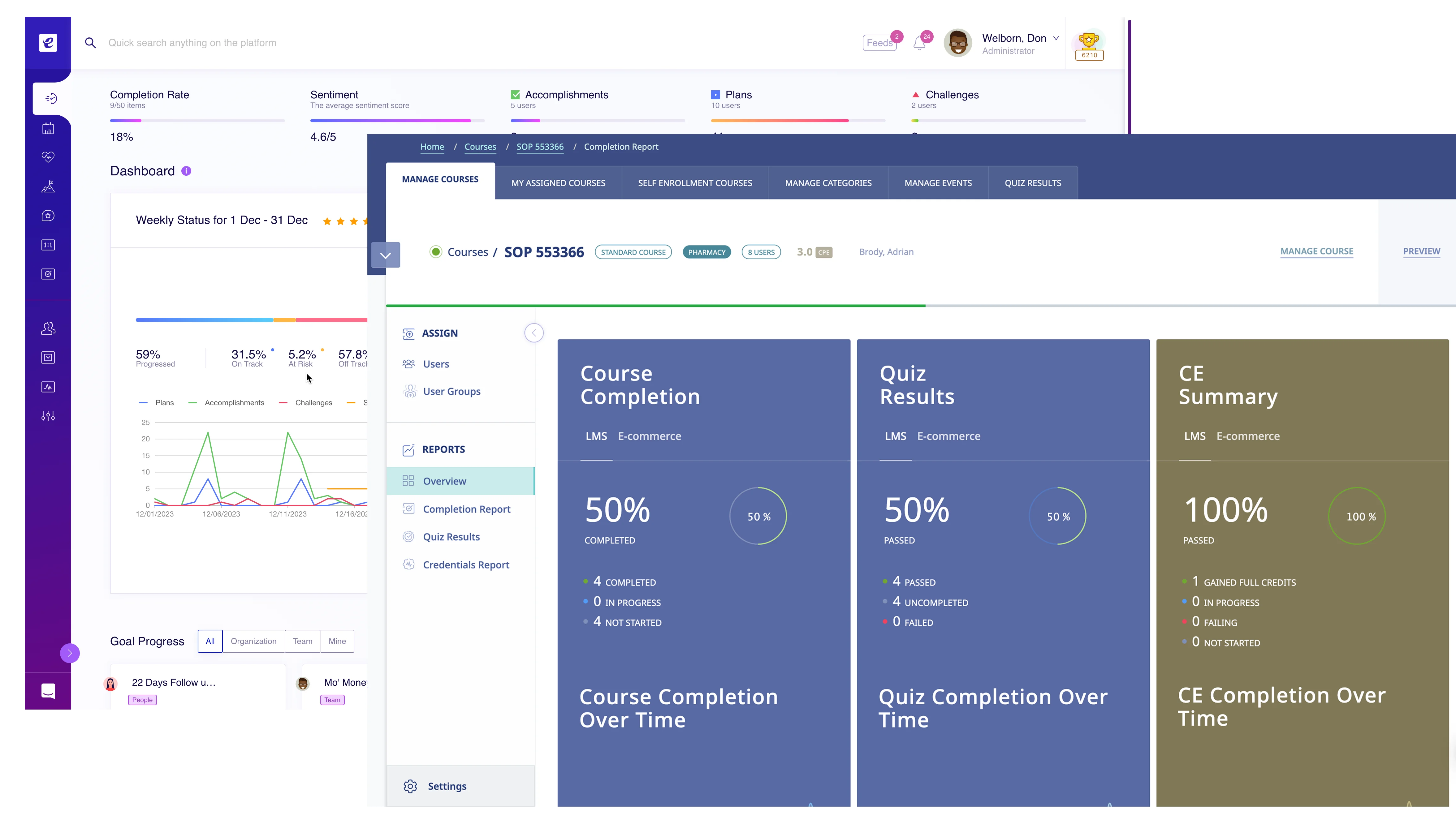 Learning Management Solution and Performance Management Platform for Modern Organizations