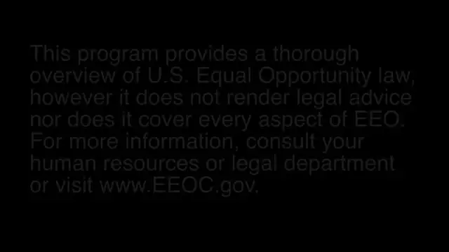 Sexual Harassment Prevention For Managers In California 2-Hour Course: Part 3