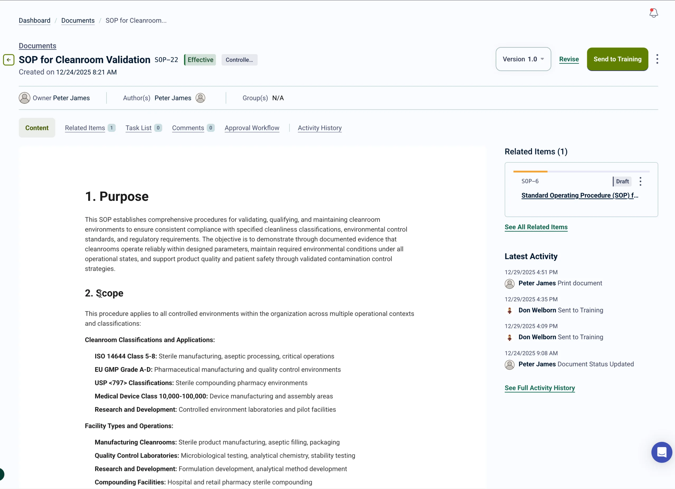Effective Document Control in eLeaP Quality Management System