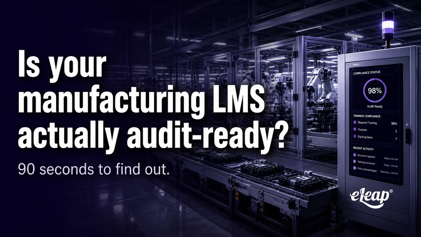 Manufacturing Learning Management System (LMS)